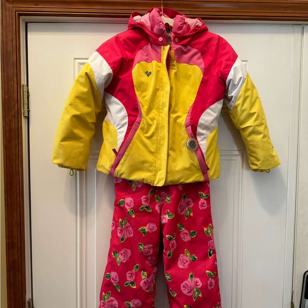 Girls Obermeyer Ski Outfit Size 7